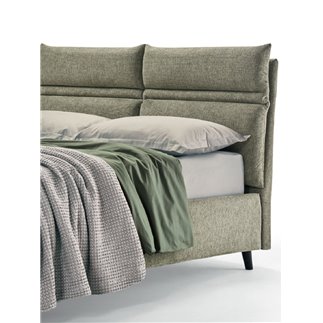 Double bed with Adjustable Headboard - Linus | Rosini