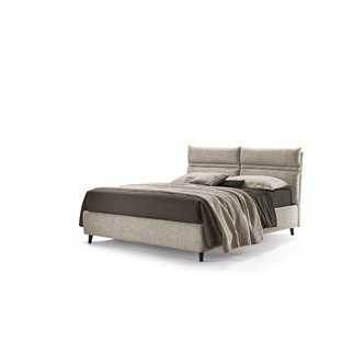 Double bed with Adjustable Headboard - Linus | Rosini