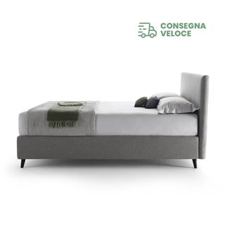 Letto Matrimoniale con Rivestimento in Tessuto - Arata | Rosini