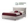 Letto con Rivestimento in Tessuto - Cassiopea