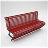 Steel Bench with High Backrest - Elodie