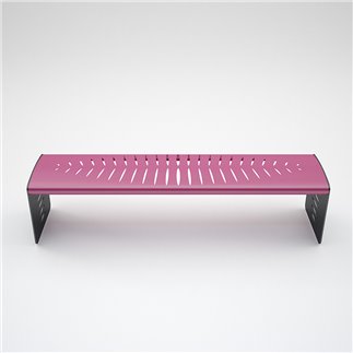 Painted-Steel Bench - Piuma