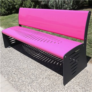 Painted-Steel Bench - Piuma | IsaProject