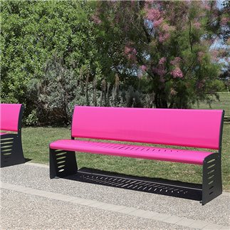 Painted-Steel Bench - Piuma | IsaProject