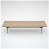 Steel and Woodden Bench - Retro