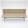 Steel and Woodden Bench - Retro