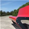 Colored Steel Bench - Space