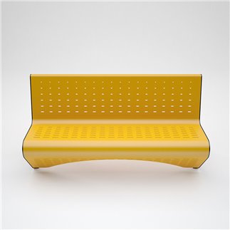 Colored Steel Bench - Space | IsaProject