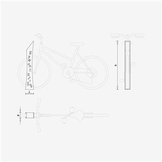 Rastrelliera per Biciclette - Alfa | Citysi