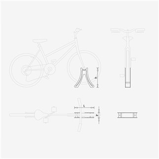 Outdoor bicycle carrier - Annette | IsaProject