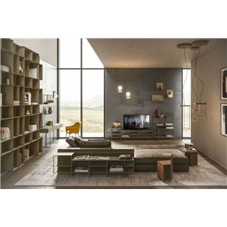 Metal Living Room Bookcase - Polis | Ronda