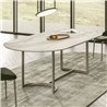 Design rectangular table in metal - Slice