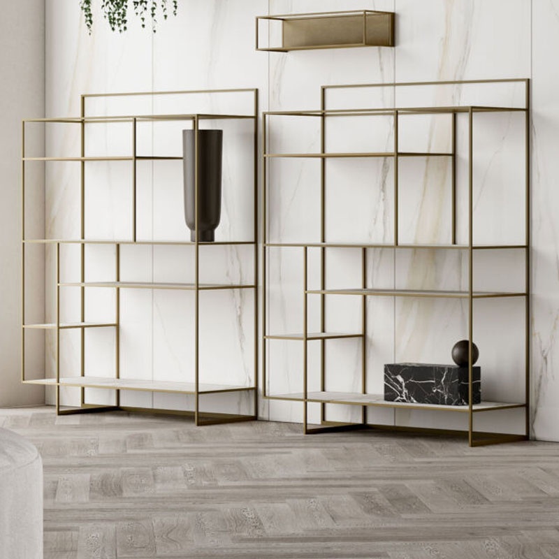 Modern Metal Bookcase - Levia | Ronda Design