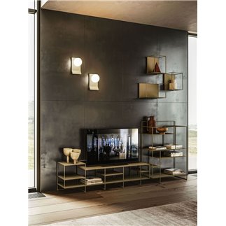 Modern Metal Bookcase - Levia | Ronda Design