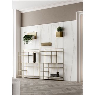 Modern Metal Bookcase - Levia | Ronda Design