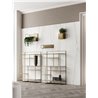 Modern Metal Bookcase - Levia