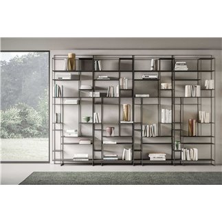 Modern Metal Bookcase - Levia | Ronda Design