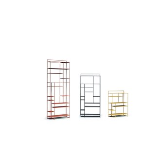 Modern Metal Bookcase - Levia | Ronda Design