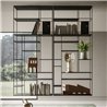 Modern Suspended Metal Bookcase - Levia Air