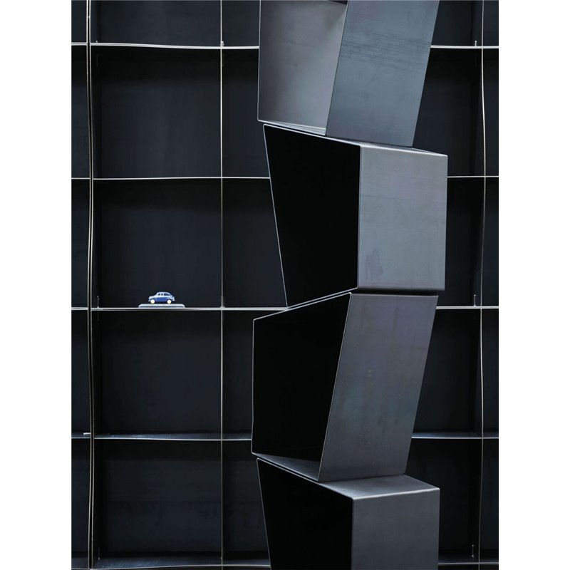 Indesign Metal Book Rack Freestanding Metal Design Bookcase - Su | Ronda Design