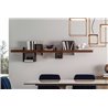 Wooden Shelf with Metal Shelves - Ago e Filo