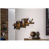 Wooden Shelf with Metal Shelves - Ago e Filo