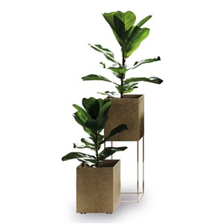 Square Indoor Metal Planter - Wink | IsaProject