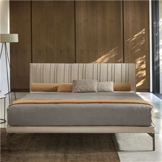 Upholstered Double Bed - Poseidone | ISAProject