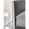 Fabric Storage Double Bed - Poseidone