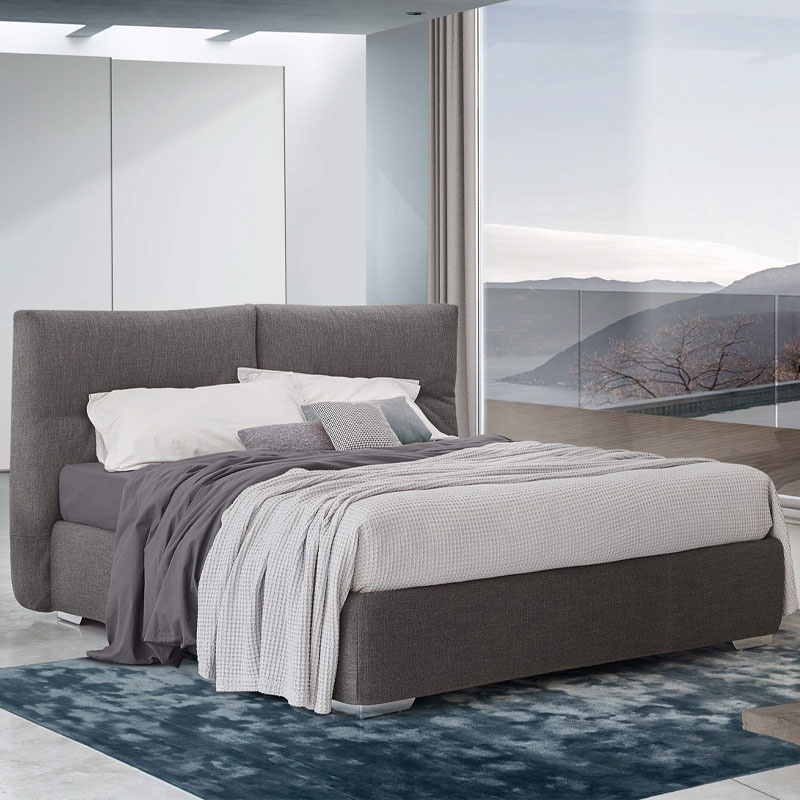 Double Bed with Folding Headboard - Adone | ISAProject