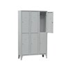 Overlapped Saving Space Locker Room Wardrobe with Compartments