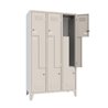 Overlapped Cabinet with L-Shaped Door