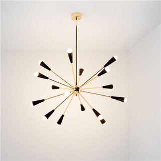 Lampada a Soffitto in Ottone - Sputnik | ISA Project