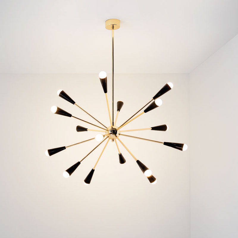 Brass Ceiling Lamp - Sputnik | ISA Project