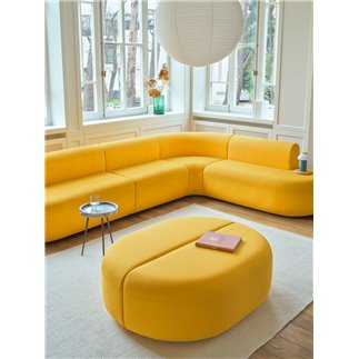 Padded Pouf for Common Areas - Artiko | IsaProject