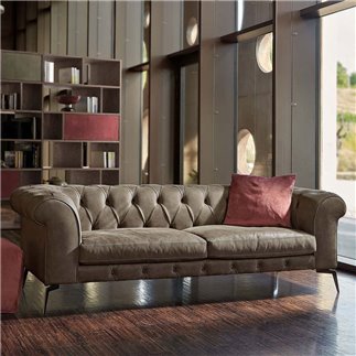Retro Upholstered Sofa - Navona | Rosini Divani