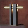 Concrete and Brass Table Lamp - Pi