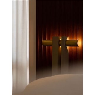 Lampada da Tavolo in Cemento e Ottone - Pi | DCW éditions
