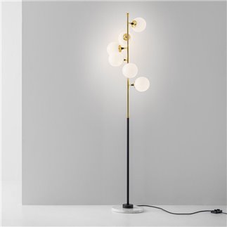 Floor Lamp in Brass Glass - Galassia | IsaProject