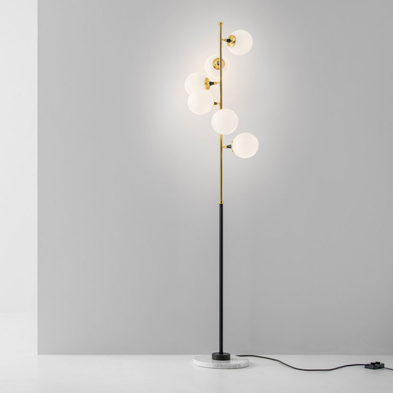 Floor Lamp in Brass Glass - Galassia | IsaProject