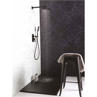 Black Shower Set - Rettangolo Set | IsaProject