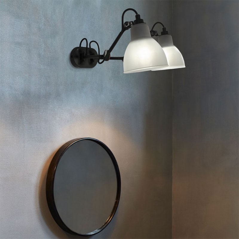 Double Wall Lamp with Flexible Arms - Lampe Gras 204 | ISA Project