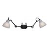 Applique Doppia con Bracci Flessibili - Lampe Gras 204