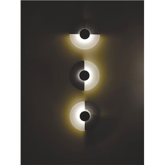 Glass and Steel Wall Lamp - Midnight | ISA Project