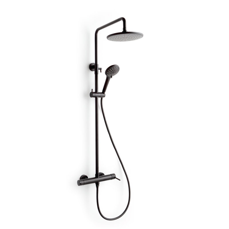 Mechanic Shower Column with Round Head Shower - Tritone | IsaProject