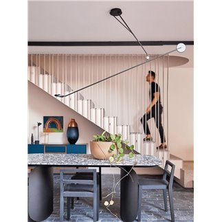 Ceiling Lamp with Adjustable Arm - Aaro Ceiling | DCW Editions
