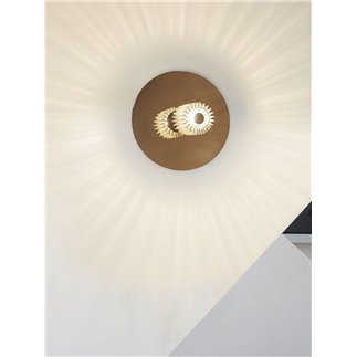 Steel and Glass Wall Lamp - In The Sun