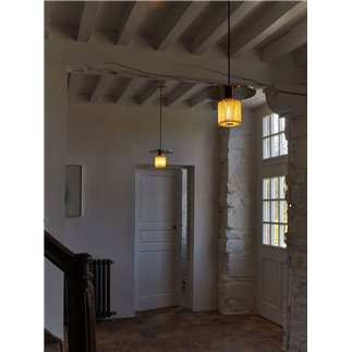 Lampada a Sospensione in Acciaio e Vetro - In The Sun | DCW éditions