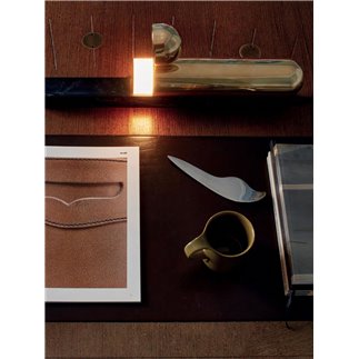 Marble and Brass Table Lamp - ISP | DCW Éditions