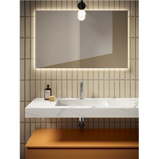 Bathroom Composition with Mirror Backlit - Yang 01 | Ardeco